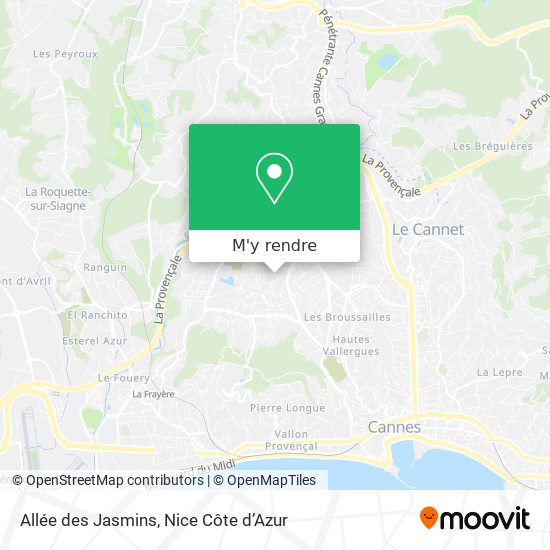 Allée des Jasmins plan