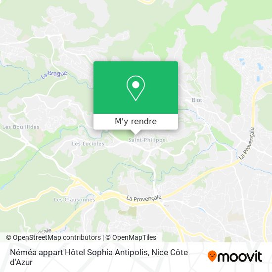 Néméa appart'Hôtel Sophia Antipolis plan