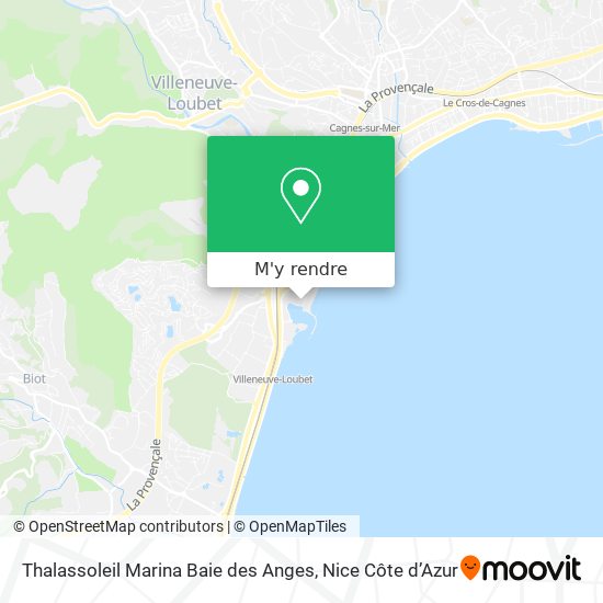 Thalassoleil Marina Baie des Anges plan