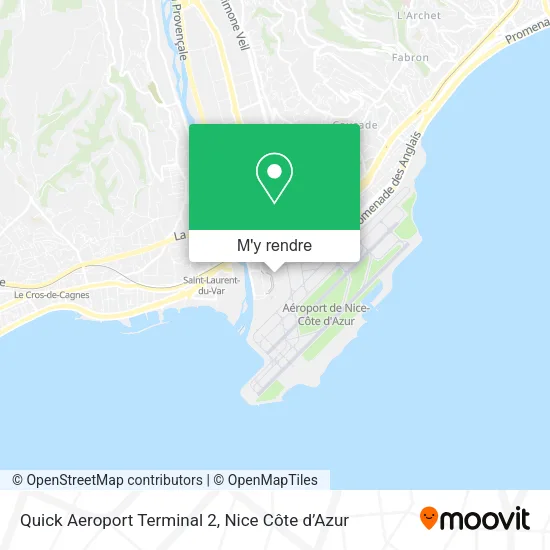 Quick Aeroport Terminal 2 plan