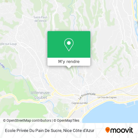 Ecole Privée Du Pain De Sucre plan
