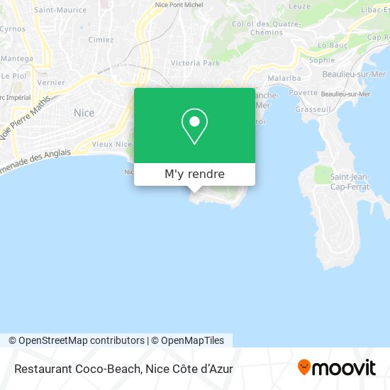 Restaurant Coco-Beach plan