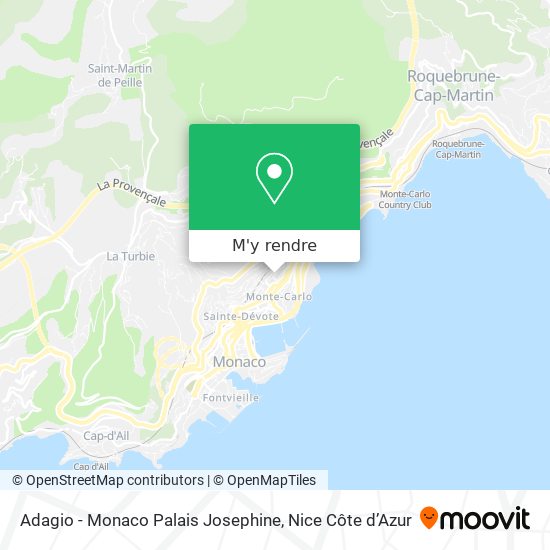 Adagio - Monaco Palais Josephine plan