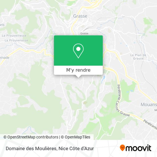 Domaine des Moulières plan