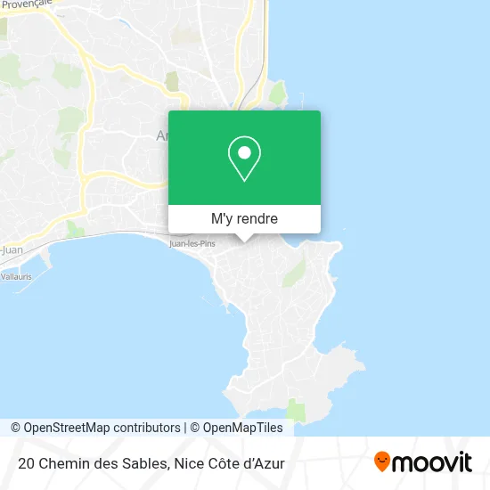 20 Chemin des Sables plan