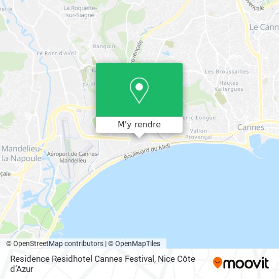 Residence Residhotel Cannes Festival plan