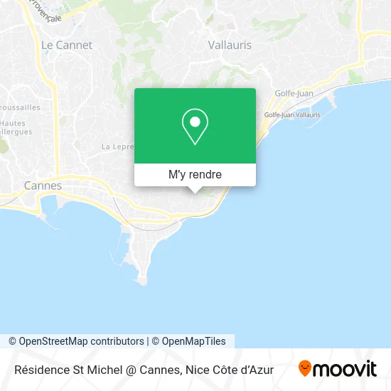 Résidence St Michel @ Cannes plan