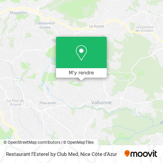 Restaurant l'Esterel by Club Med plan