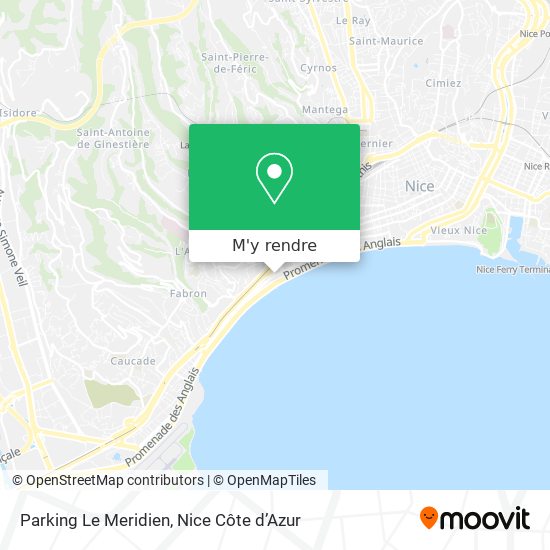 Parking Le Meridien plan