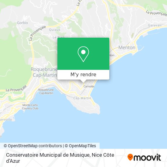 Conservatoire Municipal de Musique plan