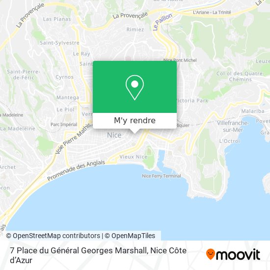 7 Place du Général Georges Marshall plan
