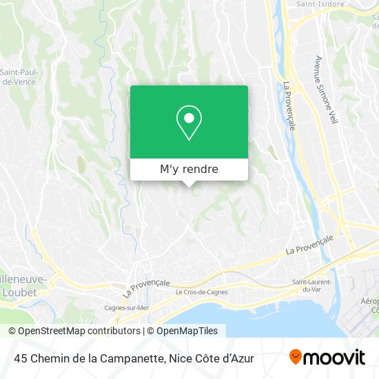 45 Chemin de la Campanette plan