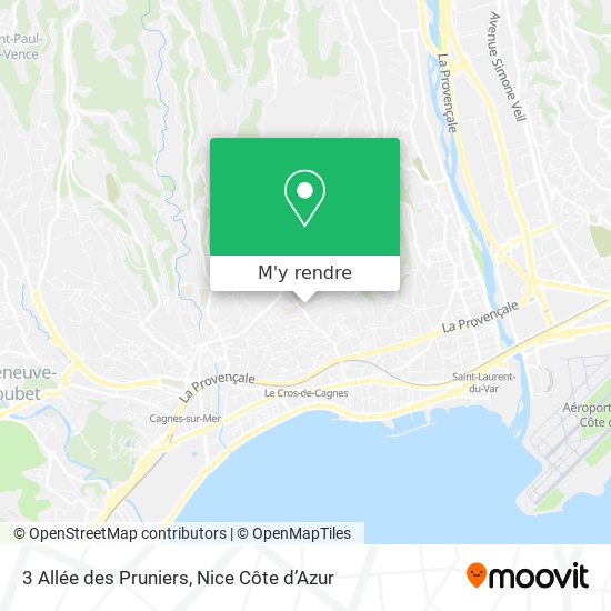 3 Allée des Pruniers plan