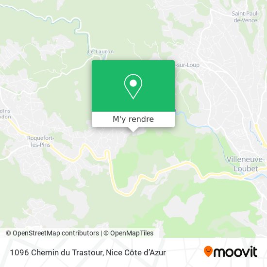 1096 Chemin du Trastour plan