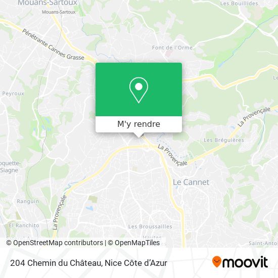 204 Chemin du Château plan