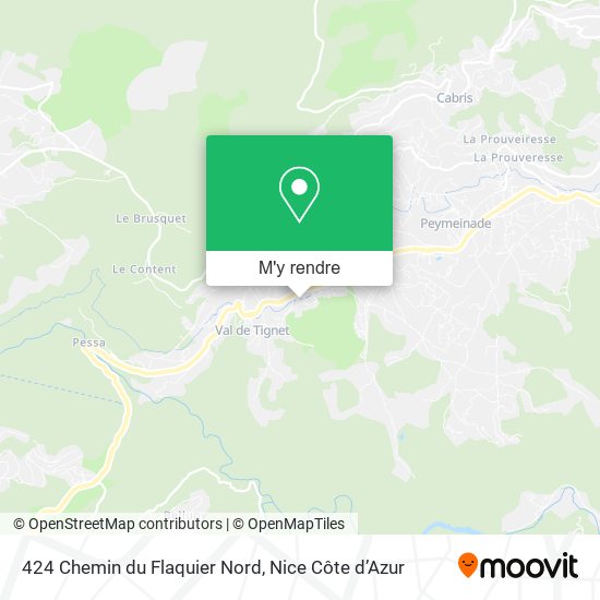424 Chemin du Flaquier Nord plan