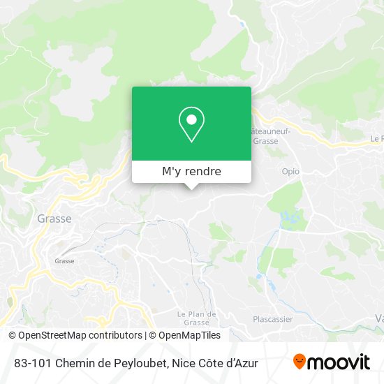 83-101 Chemin de Peyloubet plan