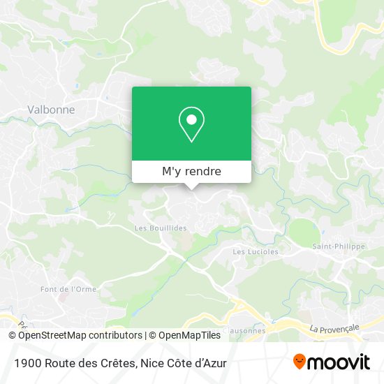 1900 Route des Crêtes plan