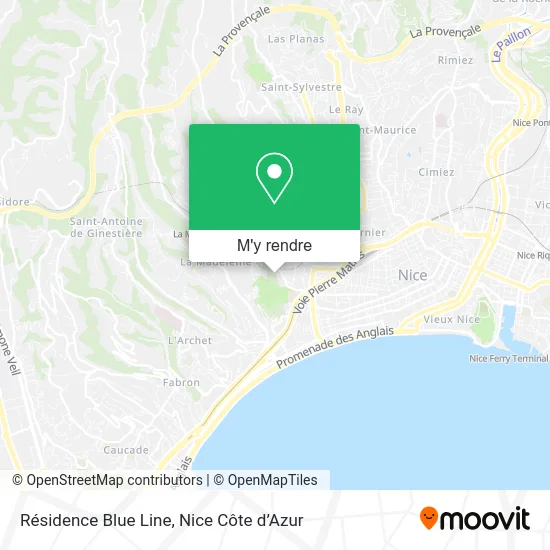 Résidence Blue Line plan