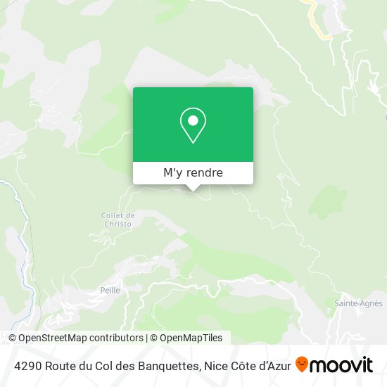 4290 Route du Col des Banquettes plan
