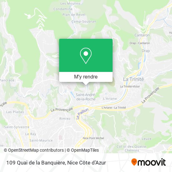 109 Quai de la Banquière plan