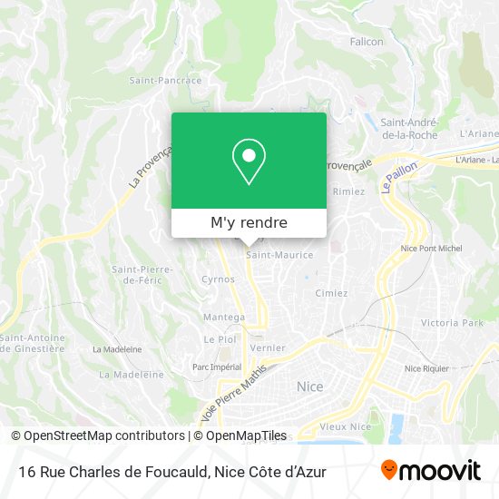 16 Rue Charles de Foucauld plan