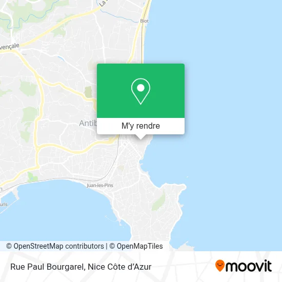 Rue Paul Bourgarel plan