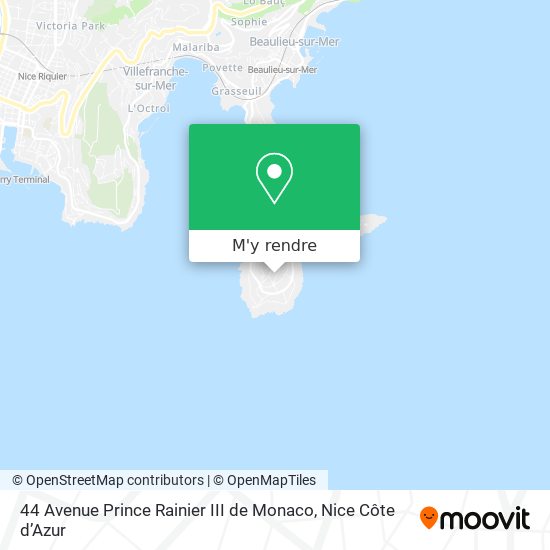 44 Avenue Prince Rainier III de Monaco plan