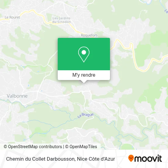 Chemin du Collet Darbousson plan
