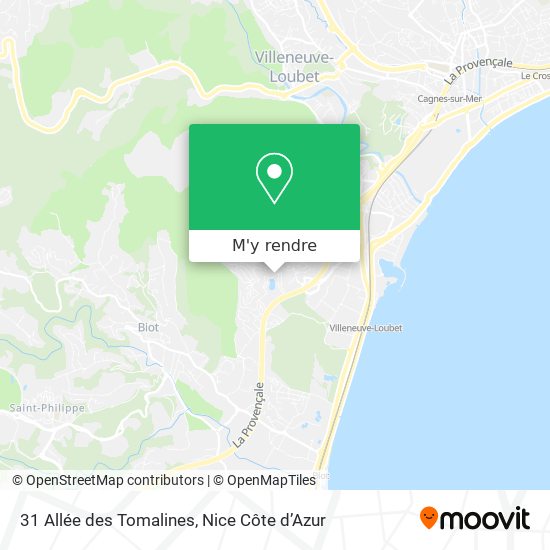 31 Allée des Tomalines plan