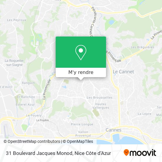 31 Boulevard Jacques Monod plan