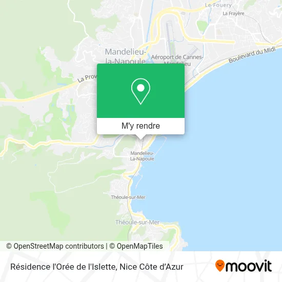 Résidence l'Orée de l'Islette plan