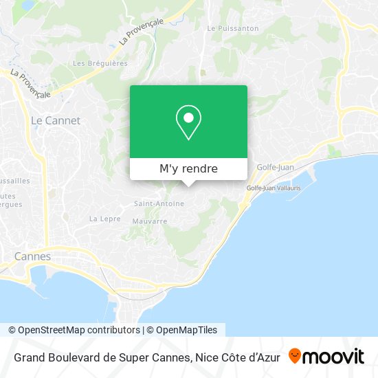 Grand Boulevard de Super Cannes plan