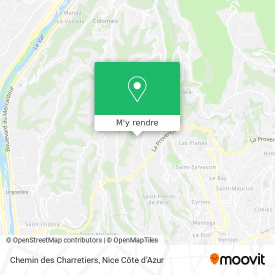 Chemin des Charretiers plan