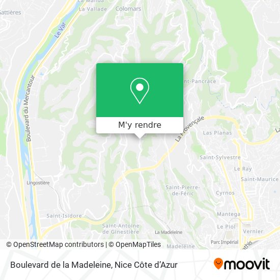 Boulevard de la Madeleine plan