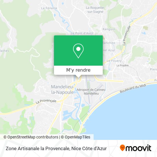 Zone Artisanale la Provencale plan
