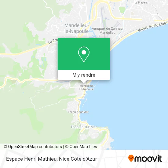 Espace Henri Mathieu plan