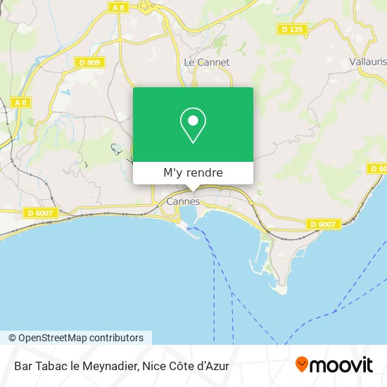 Bar Tabac le Meynadier plan