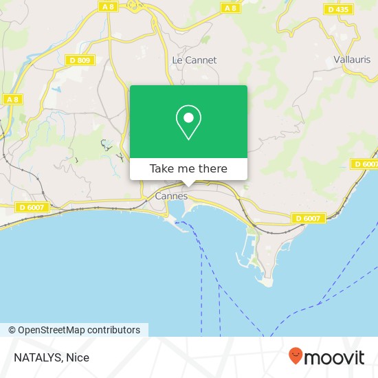 NATALYS, 9 Rue Buttura 06400 Cannes plan