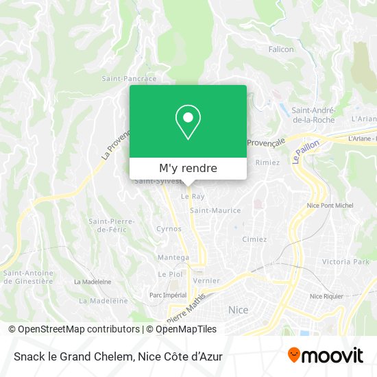 Snack le Grand Chelem plan