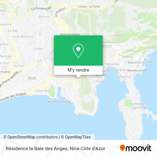 Résidence la Baie des Anges plan