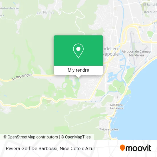 Riviera Golf De Barbossi plan