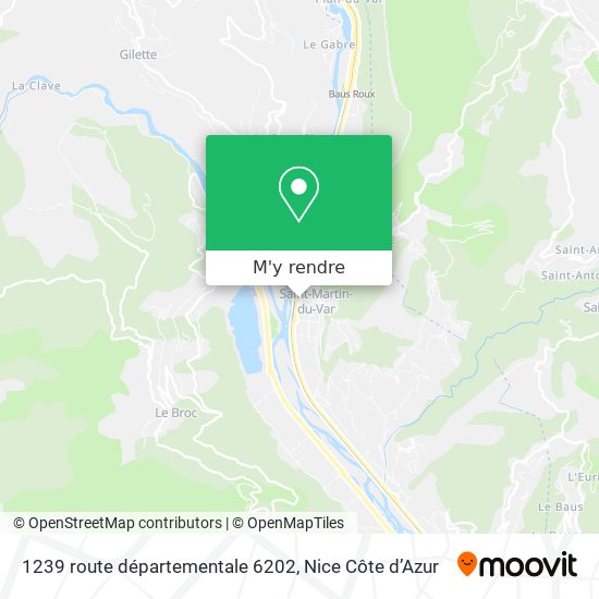 1239 route départementale 6202 plan