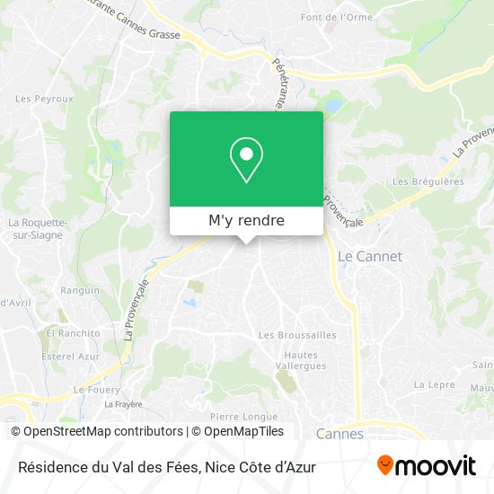 Résidence du Val des Fées plan