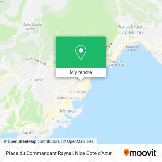 Place du Commandant Raynal plan