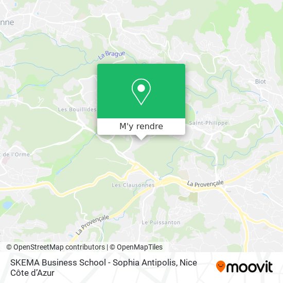 SKEMA Business School - Sophia Antipolis plan