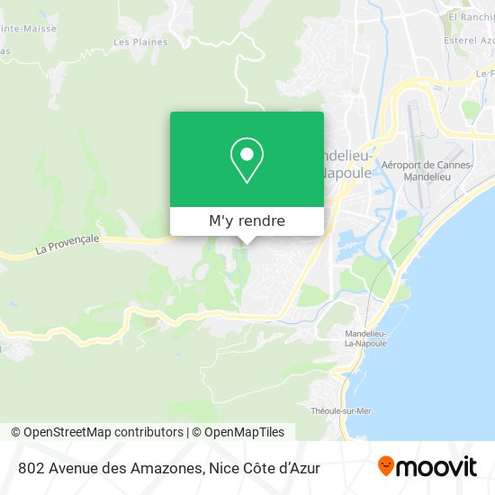802 Avenue des Amazones plan