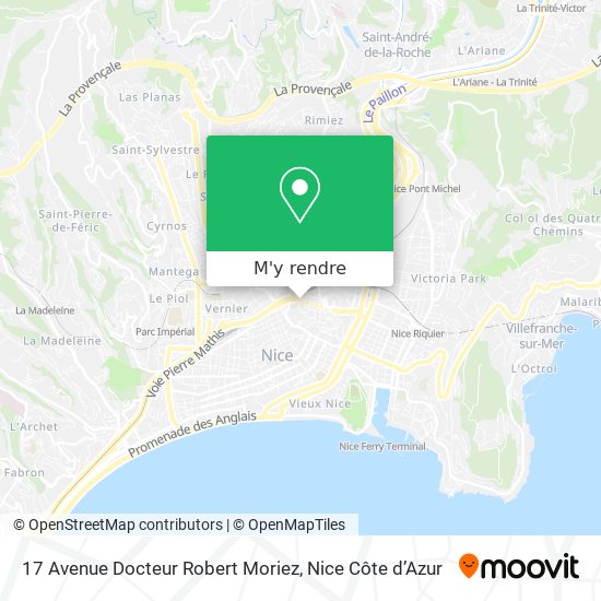 17 Avenue Docteur Robert Moriez plan