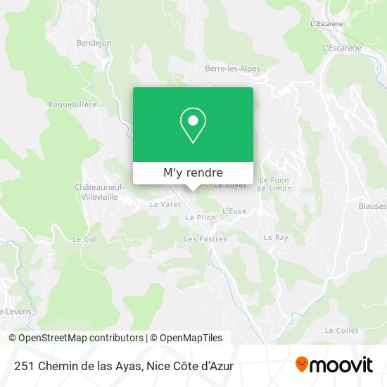 251 Chemin de las Ayas plan