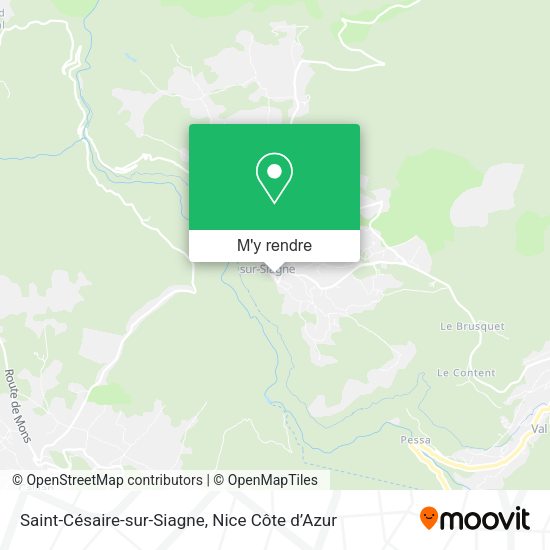 Saint-Césaire-sur-Siagne plan